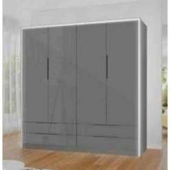 House Of Bling Furniture Boutique Monaco Wardrobe Different Colours Available