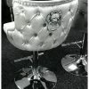House Of Bling Furniture Boutique Valentino Lion Knock Bar Stool Silver