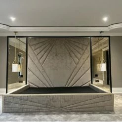 House Of Bling Furniture Boutique Luxury Diamond Bed Complete With Mirrors Luxury Beds