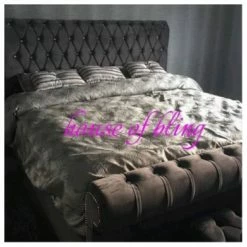 House Of Bling Furniture Boutique Amy Sleigh Bed Emperor Size Beds