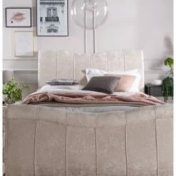 House Of Bling Furniture Boutique Moc Croc Swan Oyster Sleigh Bed