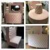 House Of Bling Furniture Boutique Upholstered Indianna Desks