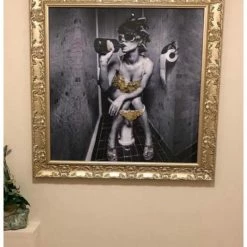 House Of Bling Furniture Boutique 3D Art Prints Loo Lady 3d Liquid Art Work