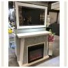 House Of Bling Furniture Boutique Fire Places White Gloss Tara Fire Place