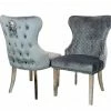 House Of Bling Furniture Boutique Valentino Grey Velvet Chairs 2 House Of Bling Furniture Boutique Valentino Grey Velvet Chairs