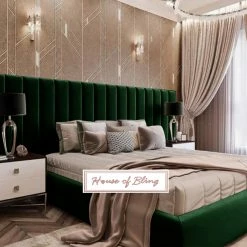 House Of Bling Furniture Boutique Luxury Beds Thomas Linear Panelled Bed