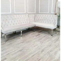 House Of Bling Furniture Boutique Cambridge Table Platinum Bench And Chelsea Chair Dining Tables And Chairs Sets