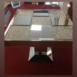 House Of Bling Furniture Boutique Elegance Crushed Diamond Table Small