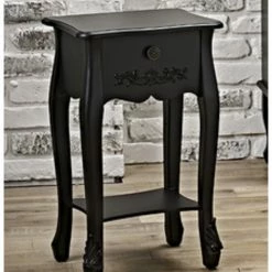 House Of Bling Furniture Boutique Antionette Bedroom Drawers Black