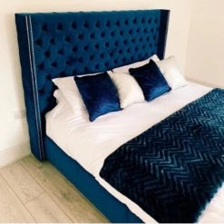 House Of Bling Furniture Boutique Royal Studded Chelsea Wing Bed.. Beds 10 House Of Bling Furniture Boutique Royal Studded Chelsea Wing Bed.. Beds