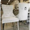 House Of Bling Furniture Boutique 4 Dove Grey Chairs
