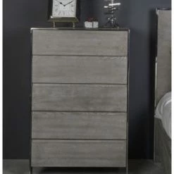 House Of Bling Furniture Boutique Diego Tallboy Chest Of Drawers