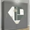 House Of Bling Furniture Boutique Diana Wardrobe Available In 2 Sizes