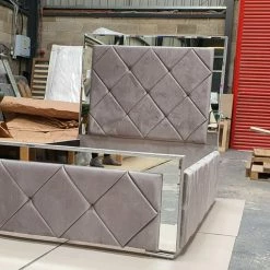 House Of Bling Furniture Boutique Royal Cheshire Mirrored Bed Beds 9 House Of Bling Furniture Boutique Royal Cheshire Mirrored Bed Beds