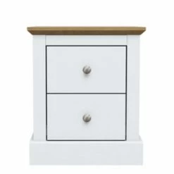 House Of Bling Furniture Boutique Bedside Cabinets Plymouth Bedside Drawers White