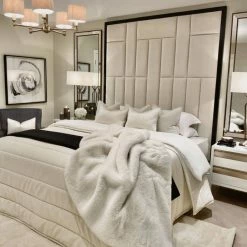 House Of Bling Furniture Boutique Brick Lane Wallboard Complete With Bedbase Luxury Beds