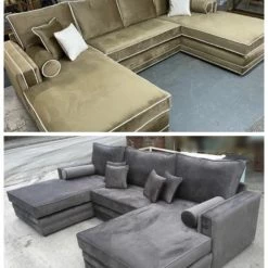 House Of Bling Furniture Boutique Zara Chaise U Shape Sofa Sofas