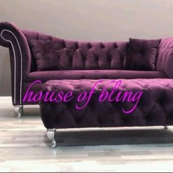 House Of Bling Furniture Boutique Sofas Lulu Chesterfield Sofa Set 3 Plus 2 Seater