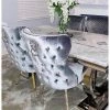 House Of Bling Furniture Boutique Buxford Table 1.6 Meters With Valentino Chairs
