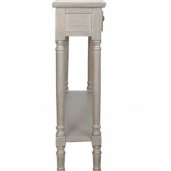 House Of Bling Furniture Boutique Delia Taupe Wood Console Table Console Tables