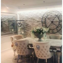 House Of Bling Furniture Boutique Dining Tables And Chairs Sets Cambridge Table With Valentino Chairs Cream