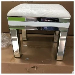 House Of Bling Furniture Boutique Dressing Tables Elegance White Crushed Diamond Dressing Table