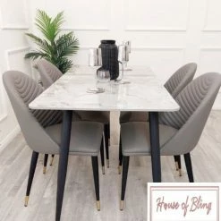 House Of Bling Furniture Polar Dining Table 1.4 Meters