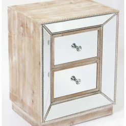 House Of Bling Furniture Boutique Pearl Bedside Drawers