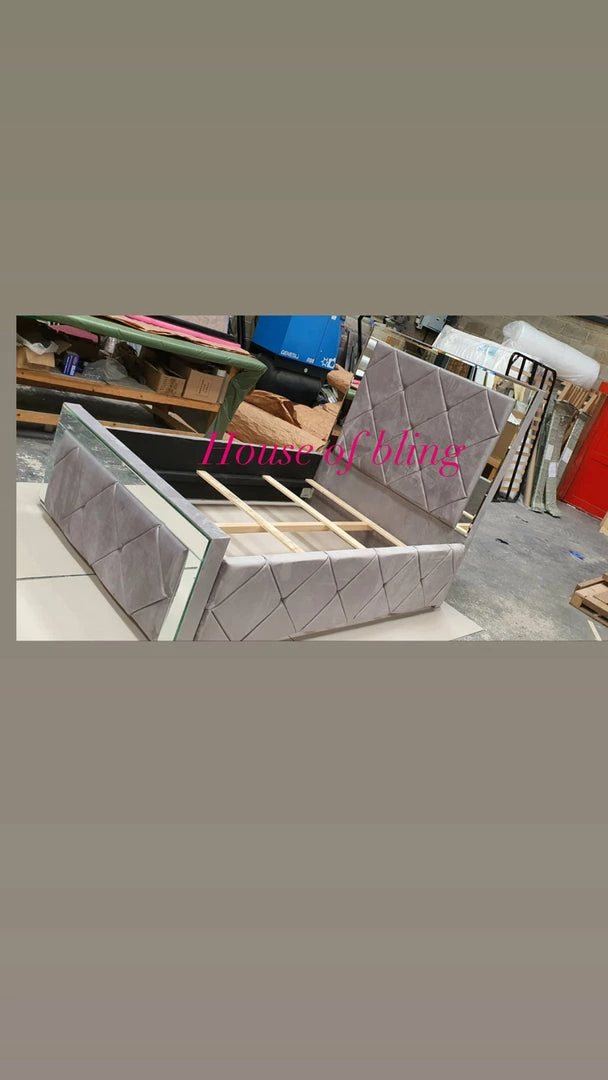 House Of Bling Furniture Boutique Royal Cheshire Mirrored Bed Beds 4 House Of Bling Furniture Boutique Royal Cheshire Mirrored Bed Beds