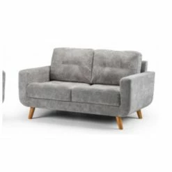 House Of Bling Furniture Boutique Clara Grey Fabric Sofa Sofa Sets