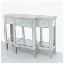 House Of Bling Furniture Boutique Valentino Range 3 Drawer Console Table