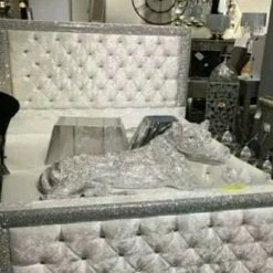 House Of Bling Furniture Boutique Beds Glitter Trim Bed