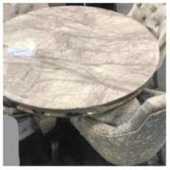 House Of Bling Furniture Boutique Dining Tables Oxford Dining Table Marble Top With Ring Back Knocker Chairs