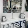 House Of Bling Furniture Boutique White Mirrored Geo Sideboard Drawers