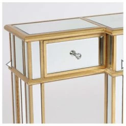 House Of Bling Furniture Boutique Console Tables Valencia Mirrored Console Table
