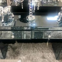House Of Bling Furniture Boutique Smoked Mirror Dressing Table