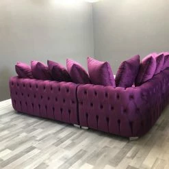 House Of Bling Furniture Boutique The London Curved Sofa Set...