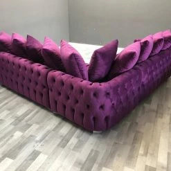 House Of Bling Furniture Boutique The London Curved Sofa Set...