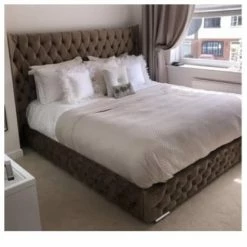 House Of Bling Furniture Boutique Beds Clara Wing Bed