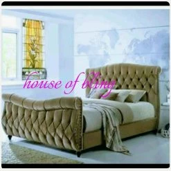House Of Bling Furniture Boutique Beds Madrid Sleigh