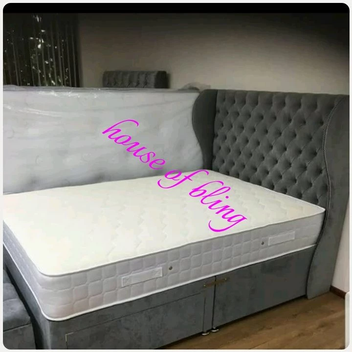 House Of Bling Furniture Boutique Curved Chelsea Wing Back On Divan Base Beds 4 House Of Bling Furniture Boutique Curved Chelsea Wing Back On Divan Base Beds