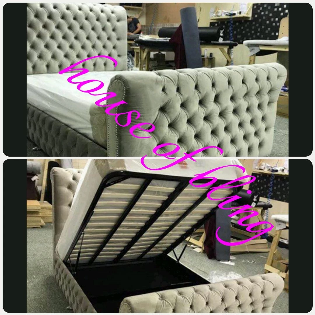 House Of Bling Furniture Boutique Beds Gracie Sleigh 5 House Of Bling Furniture Boutique Beds Gracie Sleigh