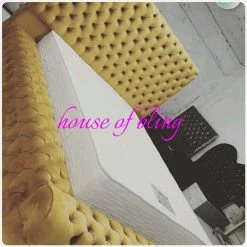 House Of Bling Furniture Boutique Beds Royal Bed 60 Inches High.
