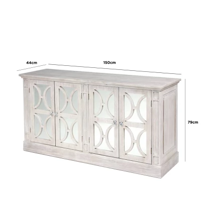 House Of Bling Furniture Boutique Torino Natural Wood 4 Door Sideboard 6 House Of Bling Furniture Boutique Torino Natural Wood 4 Door Sideboard
