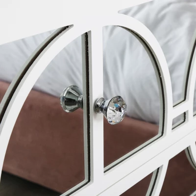 House Of Bling Furniture Boutique Torino White Wood 3 Drawer Chest 6 House Of Bling Furniture Boutique Torino White Wood 3 Drawer Chest