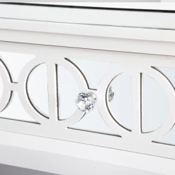 House Of Bling Furniture Boutique Torino White Wood Console Table Console Tables