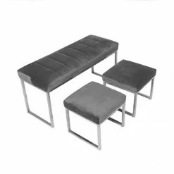 House Of Bling Furniture Boutique Dining Tables And Chairs Sets Doha Dining Bench And Stools Seat Set